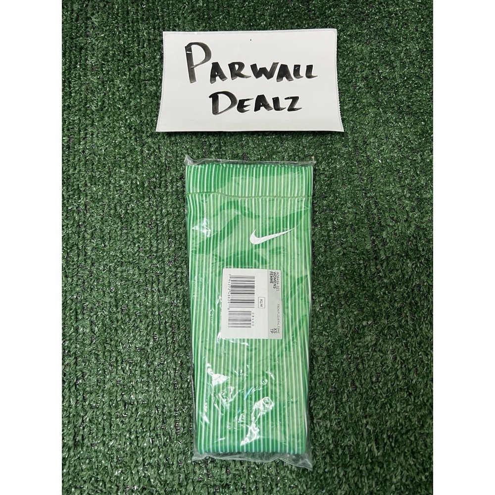 Nike Pro Elite Made In USA Calf Sleeves Green White Women's XS AO8494-321